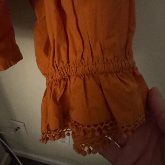 Free People Louella Embroidered Blouse- Size Large - Picture 4 of 6